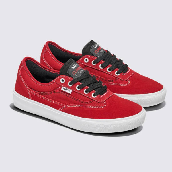 Tênis Vans Curren Caples Skate Red White