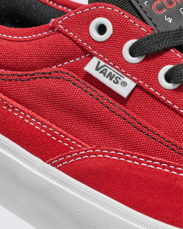 Tênis Vans Curren Caples Skate Red White