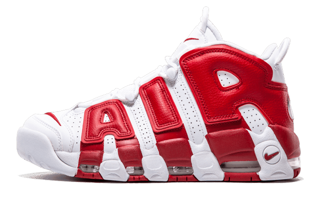 Tênis Nike Air More Uptempo - Branco e Vermelho