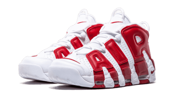 Tênis Nike Air More Uptempo - Branco e Vermelho