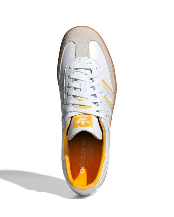 Tênis adidas Samba OG Masculino Branco-Amarelo
