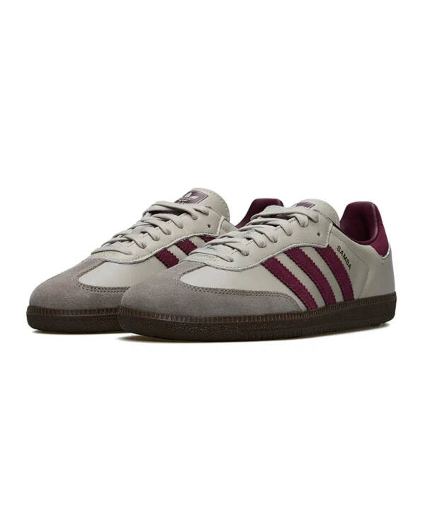 Tênis adidas Samba OG Masculino Bege-Vinho