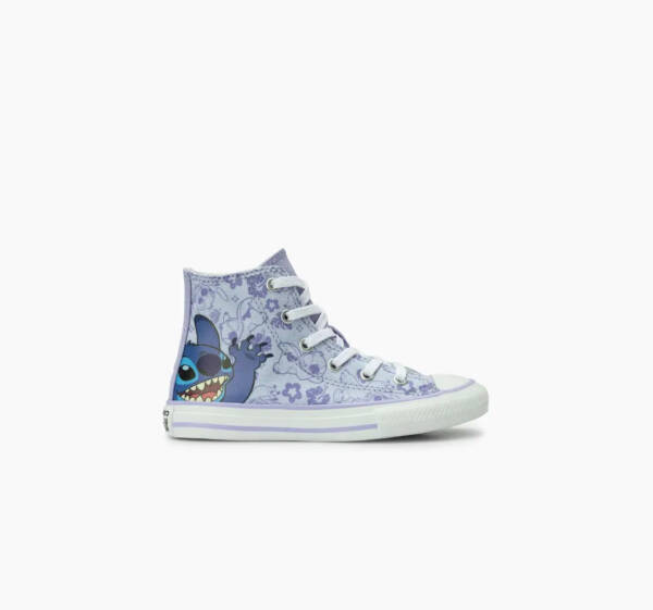 Tênis All Star: Converse X Disney Stitch Chuck Taylor All Star Juvenil Cano Alto Azul 2