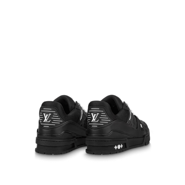 Louis Vuitton Trainer Black Embossed Monogram