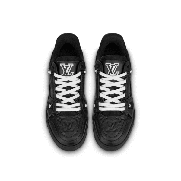 Louis Vuitton Trainer Black Embossed Monogram