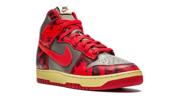 Nike Dunk High Red Acid Wash