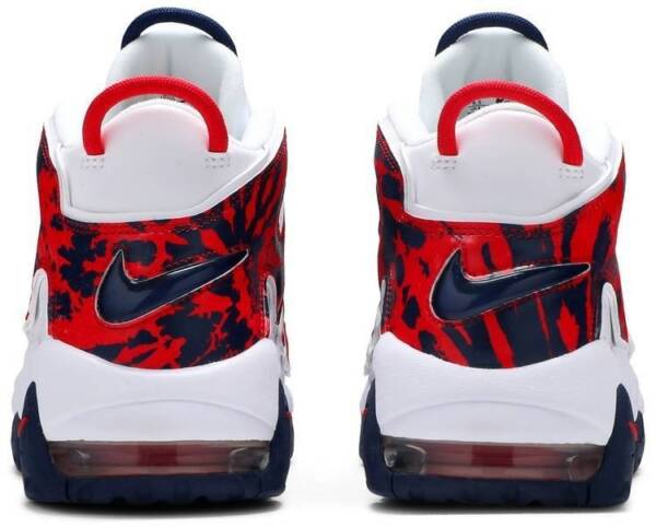 Tênis Nike Air More Uptempo 'Red Navy Camo'