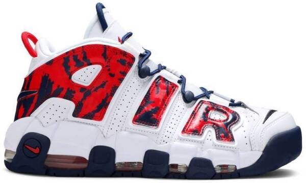 Tênis Nike Air More Uptempo 'Red Navy Camo'