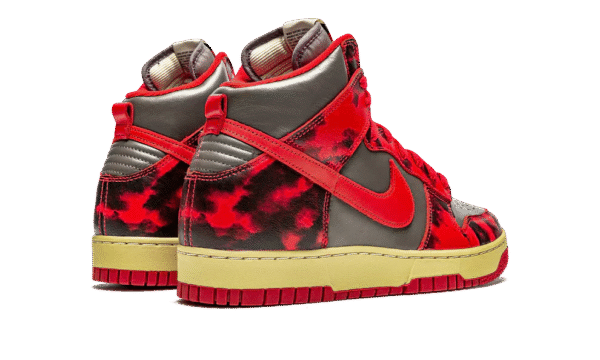 Nike Dunk High Red Acid Wash